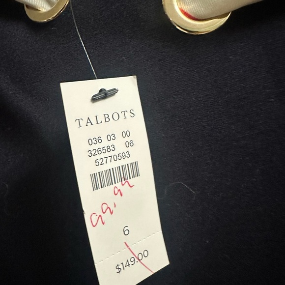 🆕 Talbots PONTE FIT & FLARE DRESS - Picture 5 of 9